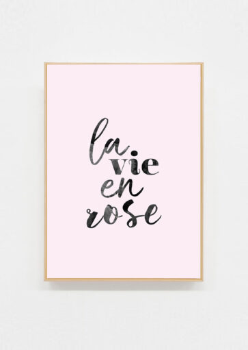 Carte postale La vie en rose
