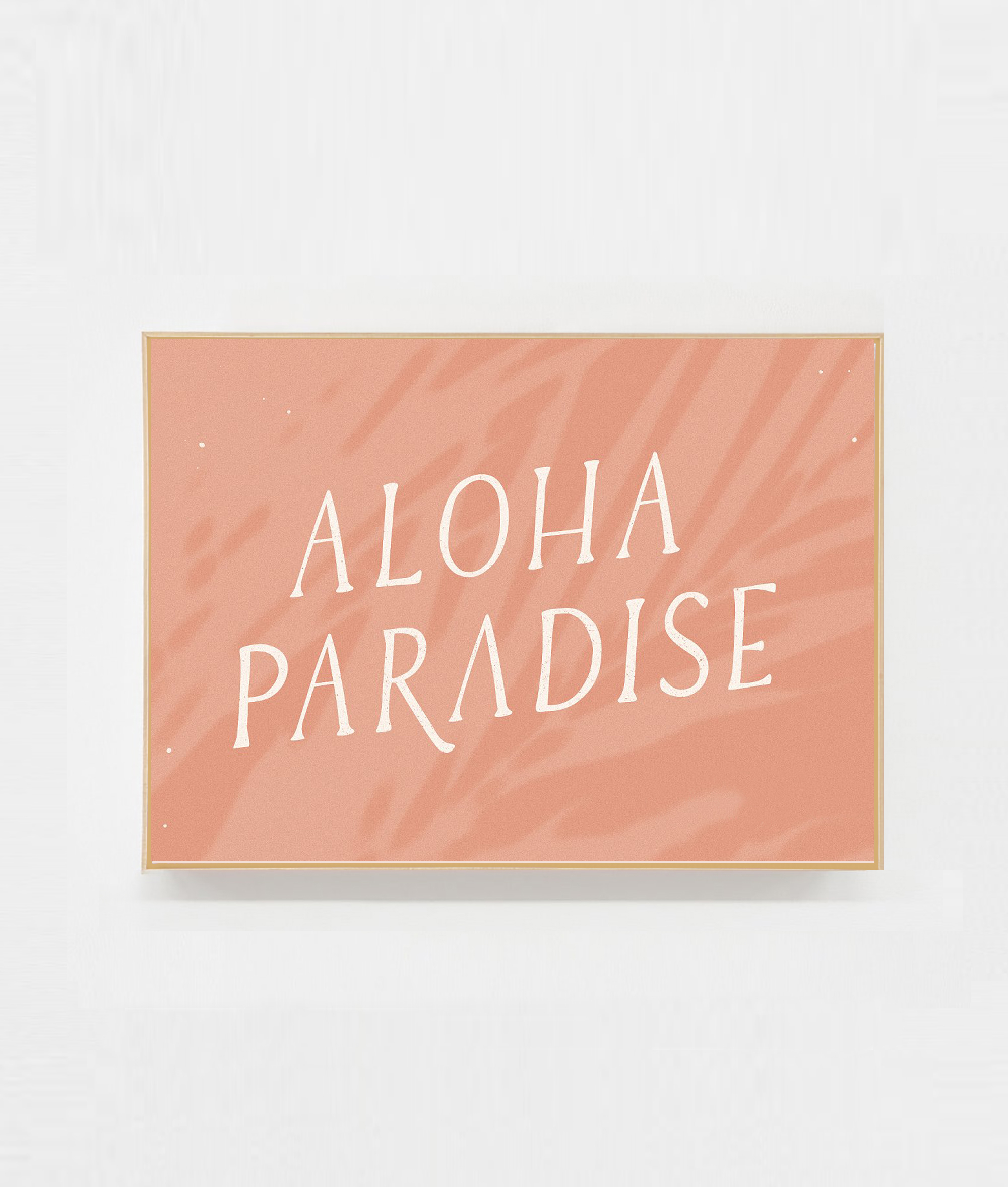 Carte postale deco aloha paradise