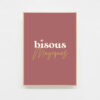 Carte postale bisous magiques deco art