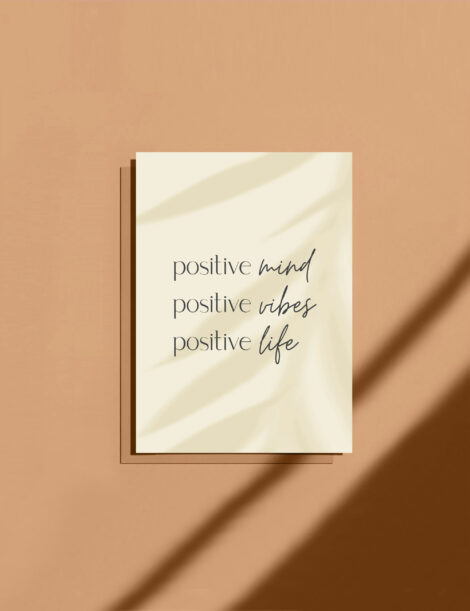 carte positive mind positive vibes