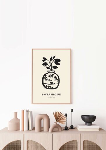 Affiche Botanique romantique à imprimer