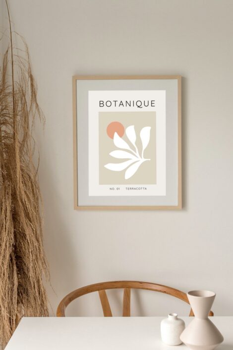 affiche botanique deco home