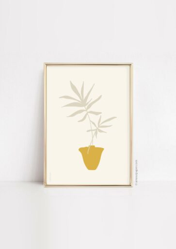 Affiche Plante vase à imprimer