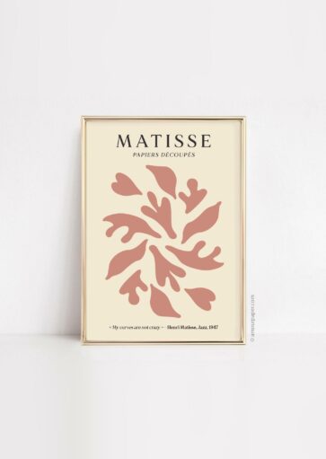 Affiche Matisse Papiers découpés