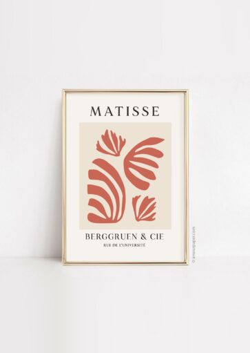 Affiche Matisse Terracotta