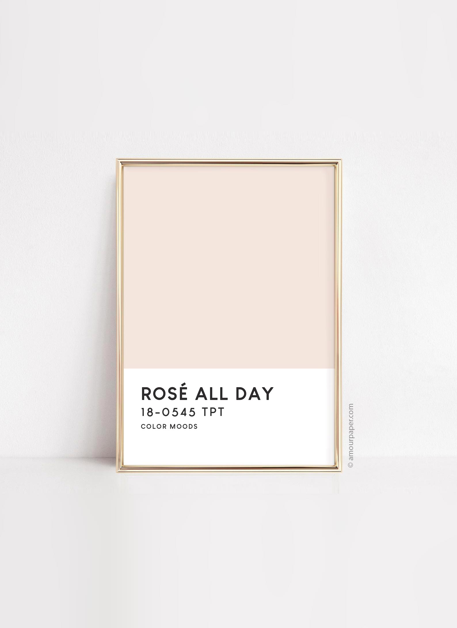Affiche Rosé all day chic