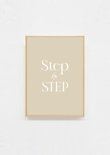 Carte postale Step by step