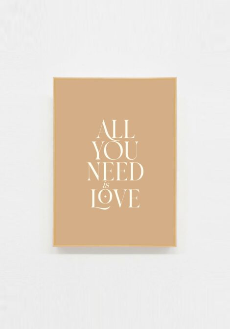 Carte postale All you need is love