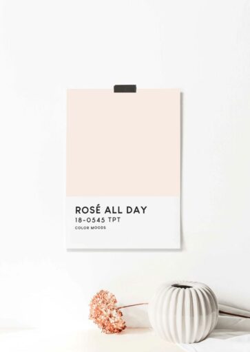 Affiche Rosé all day