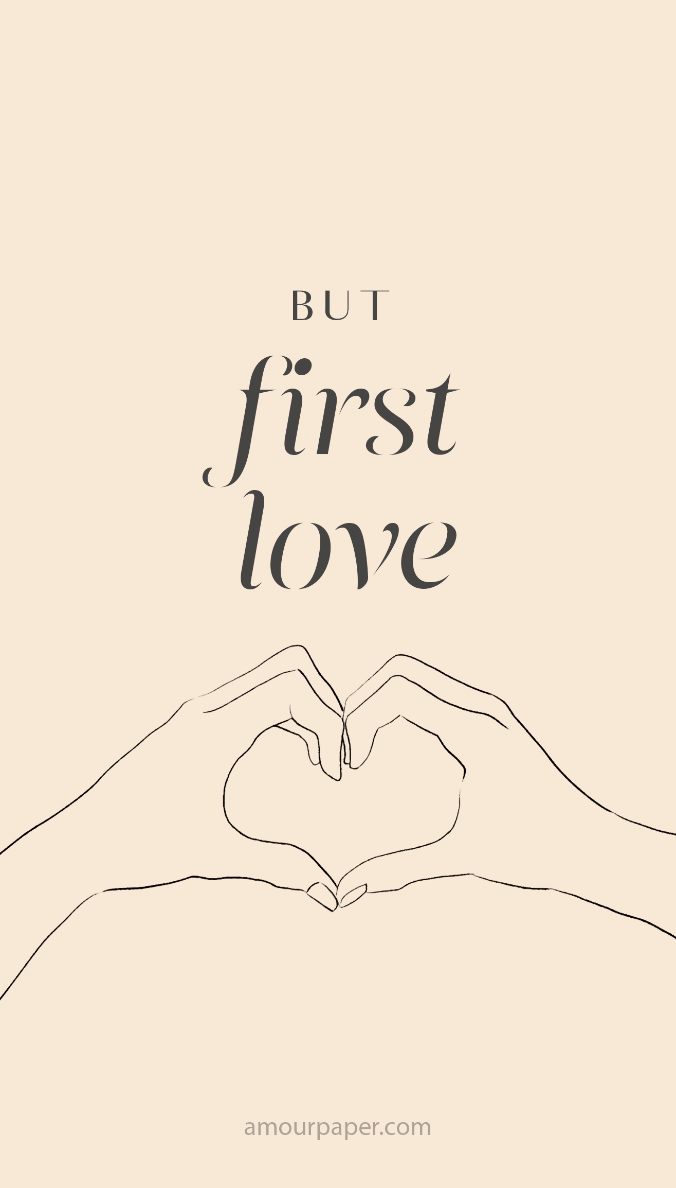 fond ecran but first love