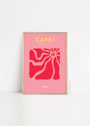 Affiche Capri – dolce vita
