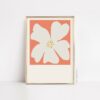 Affiche fleur graphique