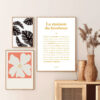 poster fleur graphique decoration murale