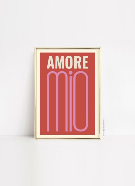 affiche amore mio