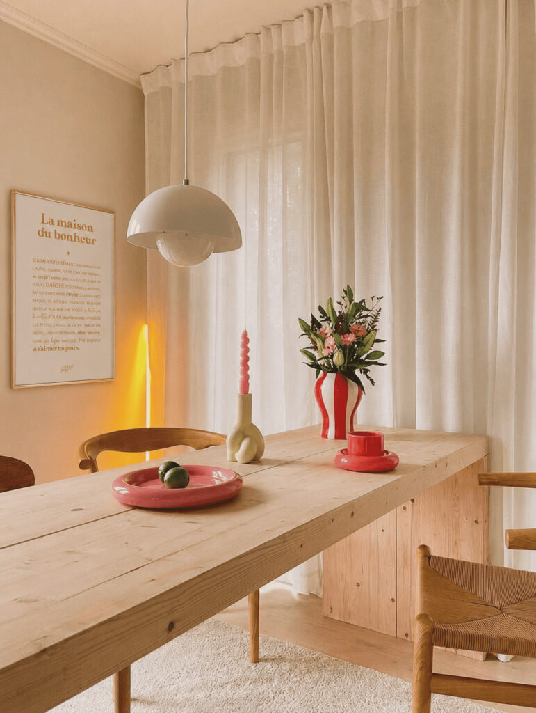 decoration cuisine chaleureuse et moderne